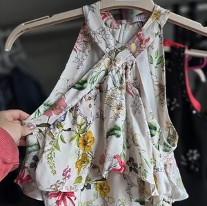 Floral Sleeveless Maxi Dress